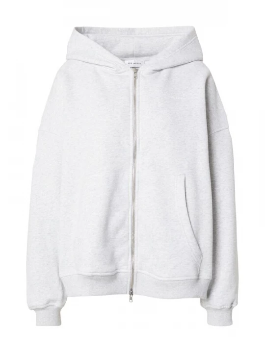 Foto van product OH APRIL Sportief sweatvest grijs gemêleerd
