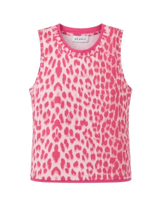 Foto van product OH APRIL Top 'Amea' pink / wit