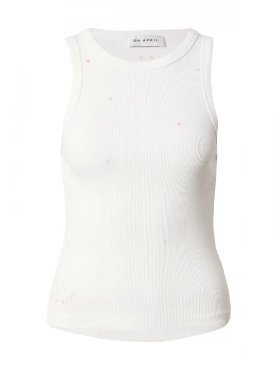 Foto van product OH APRIL Top 'Dany' oudroze / wit