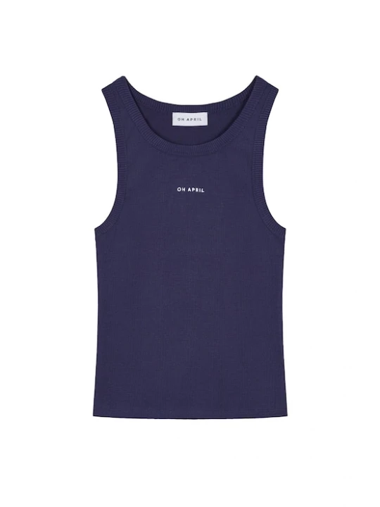 Foto van product OH APRIL Top 'Dara' navy / wit