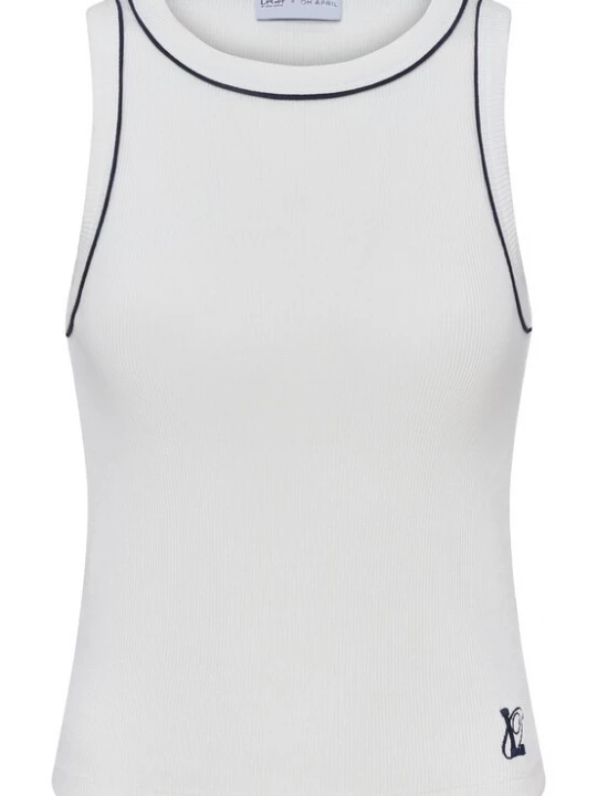 Foto van product OH APRIL Top 'Dira' navy / wit