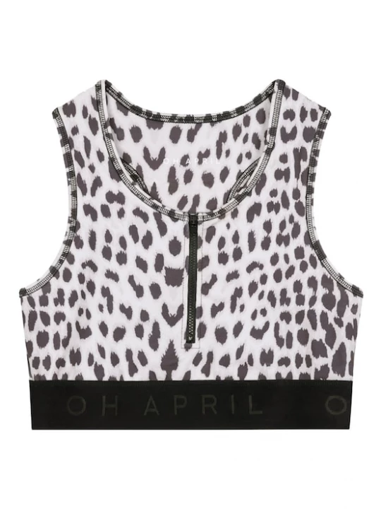 Foto van product OH APRIL Top 'Taylor' grijs / zwart