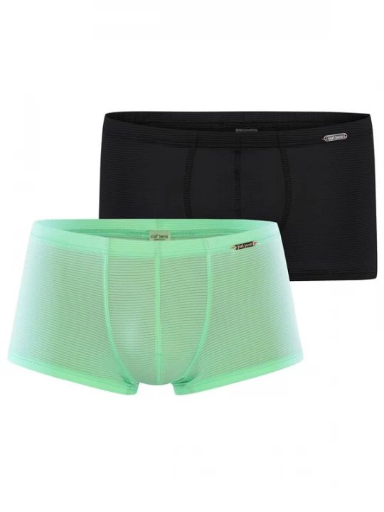 Foto van product Olaf Benz Boxershorts ' RED1201 Minipants ' mintgroen / zwart