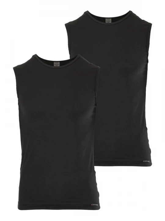 Foto van product Olaf Benz Onderhemd ' Collegeshirt 'RED 1601' 2-Pack ' zwart