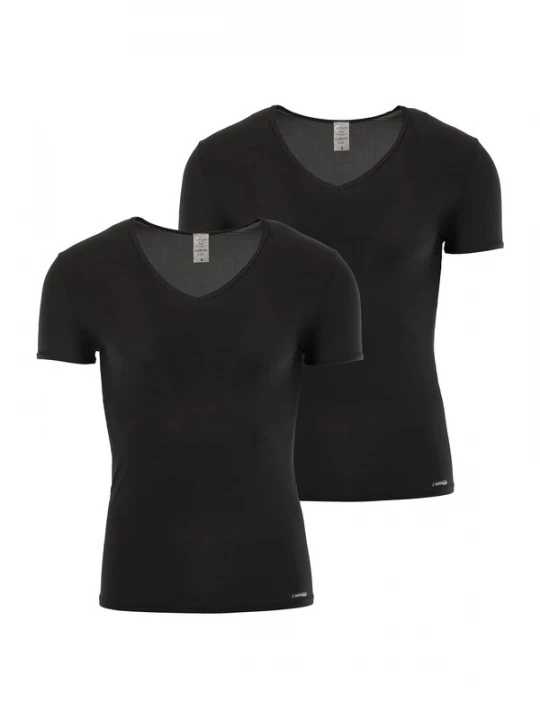 Foto van product Olaf Benz Onderhemd ' V-Neck 'RED 0965' 2-Pack ' zwart