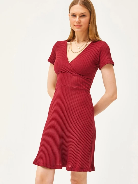 Foto van product olalook Jurk roestrood