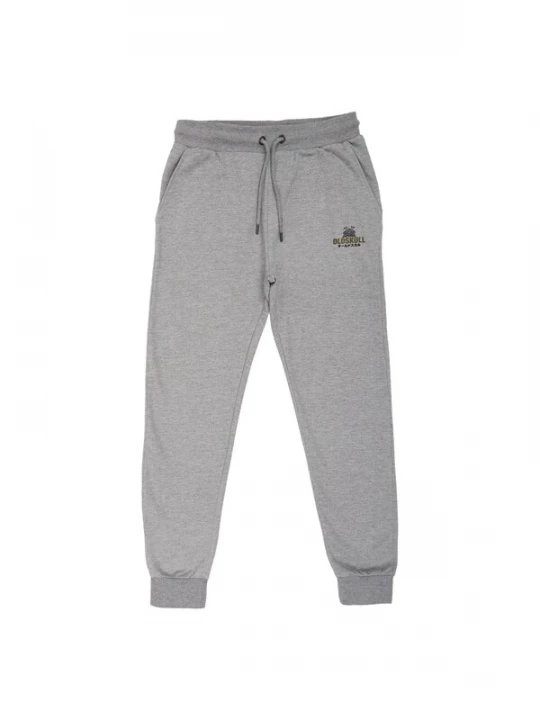 Foto van product Oldskull Broek 'Samurai' grijs gemêleerd / olijfgroen / zwart