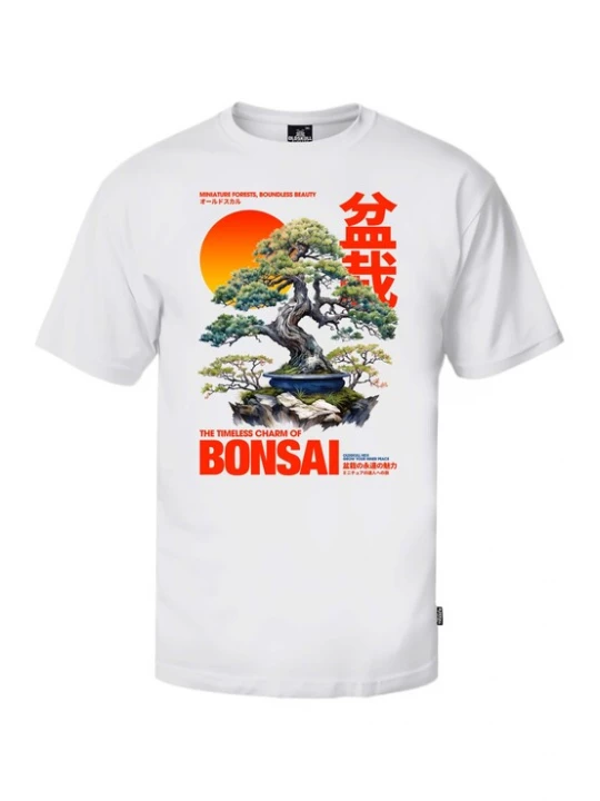 Foto van product Oldskull Shirt 'ASIAN BONSAI' wit