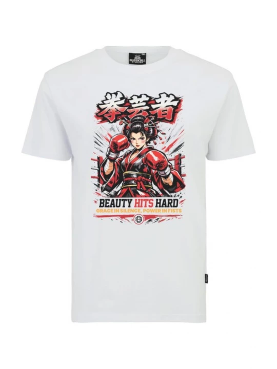 Foto van product Oldskull Shirt 'Asian Boxing Graphic' wit