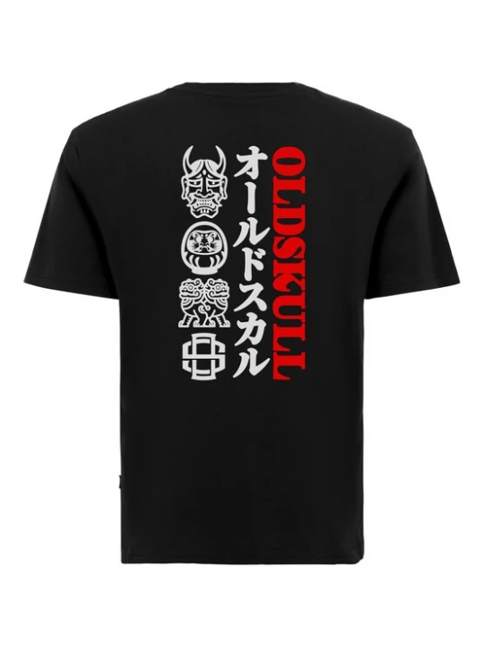 Foto van product Oldskull Shirt 'Asian Icons Oldskull Graphic' zwart
