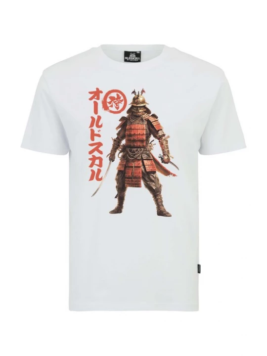 Foto van product Oldskull Shirt 'Asian Shogun Legacy Graphic' bruin / rood / wit