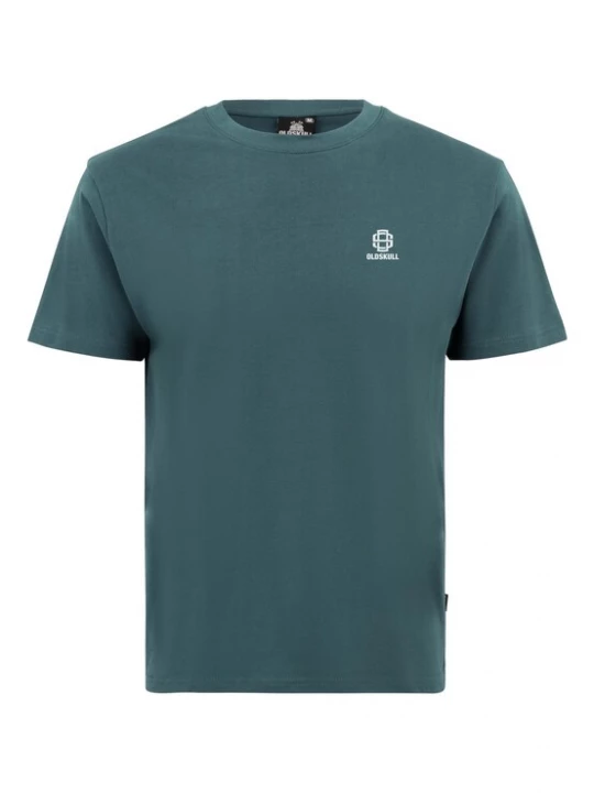 Foto van product Oldskull Shirt 'Basic Oldskull 25' petrol / wit