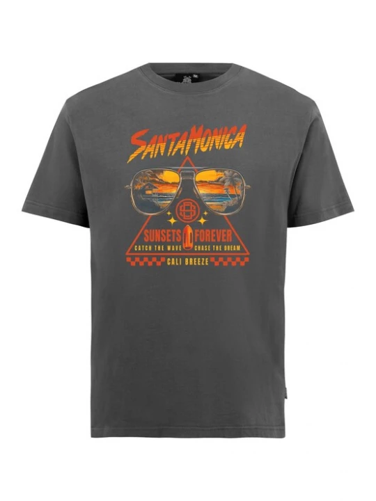 Foto van product Oldskull Shirt grijs / oranje