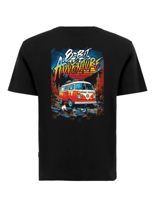 Foto van product Oldskull Shirt 'Retro Roadtrip Logo Graphic' zwart