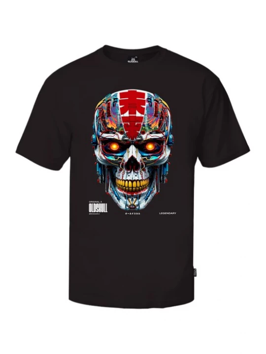 Foto van product Oldskull Shirt 'Xtreme Vivid Skull' zwart