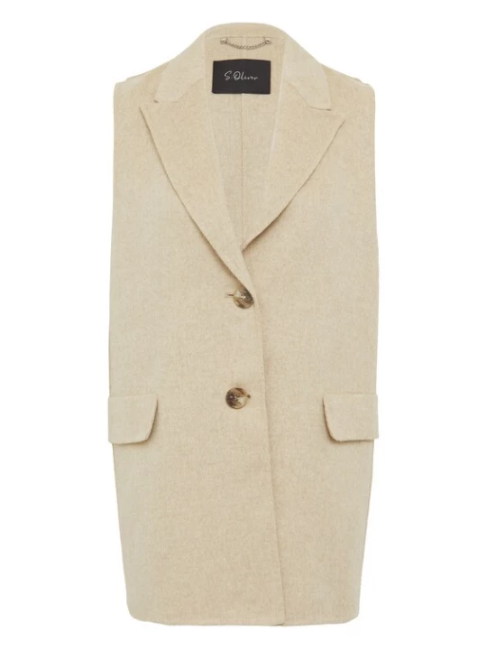 Foto van product .Oliver BLACK LABEL Bodywarmer beige s.Oliver