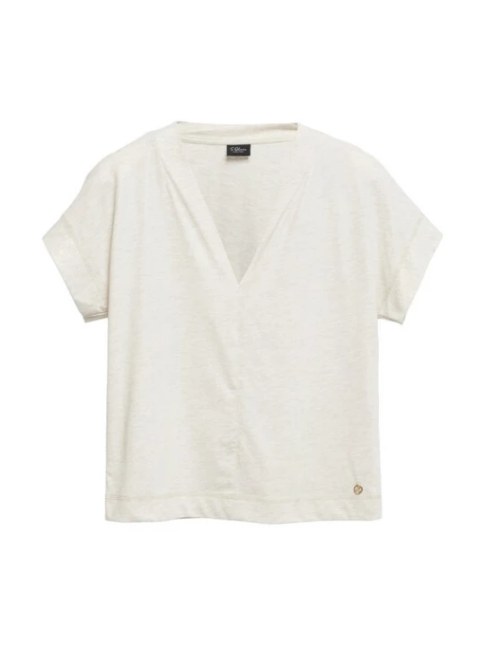 Foto van product .Oliver BLACK LABEL Shirt beige gemêleerd s.Oliver