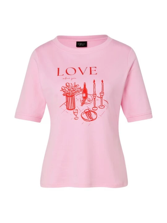 Foto van product .Oliver BLACK LABEL Shirt rosa s.Oliver