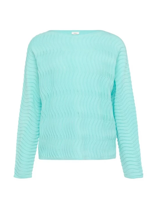 Foto van product .Oliver BLACK LABEL Trui turquoise s.Oliver
