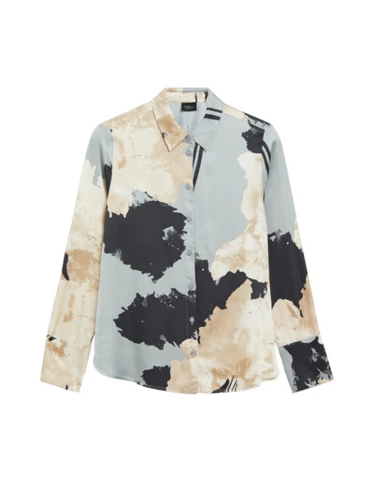 Foto van product .Oliver Blouse beige / opaal / zwart s.Oliver