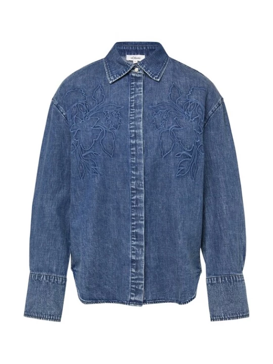 Foto van product .Oliver Blouse blauw denim s.Oliver