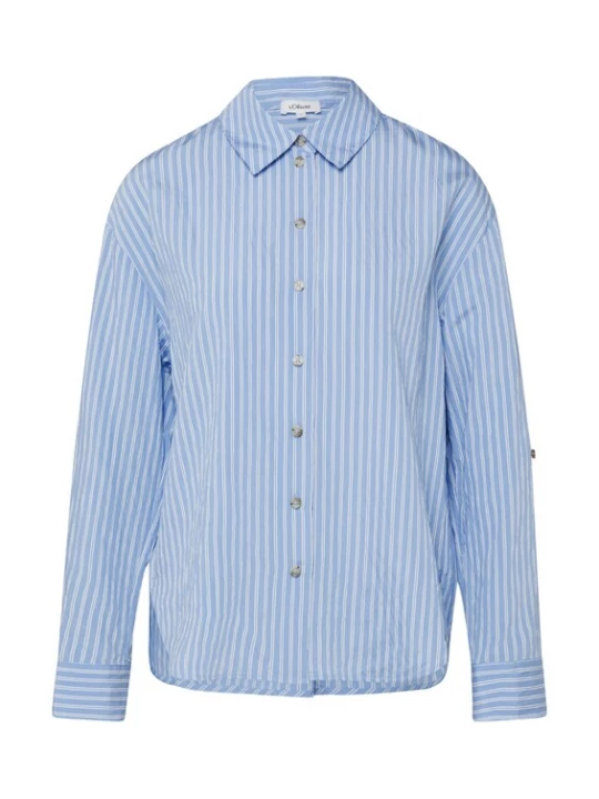 Foto van product .Oliver Blouse lichtblauw / wit s.Oliver