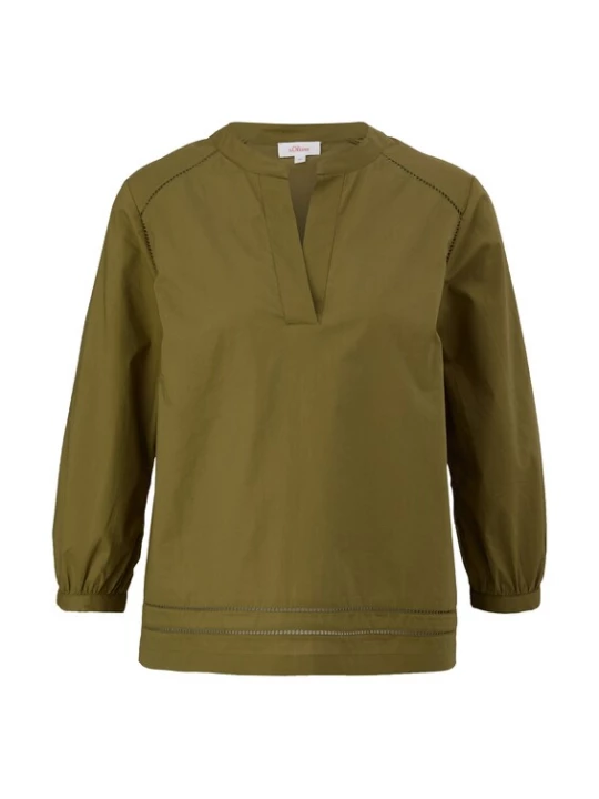 Foto van product .Oliver Blouse olijfgroen s.Oliver