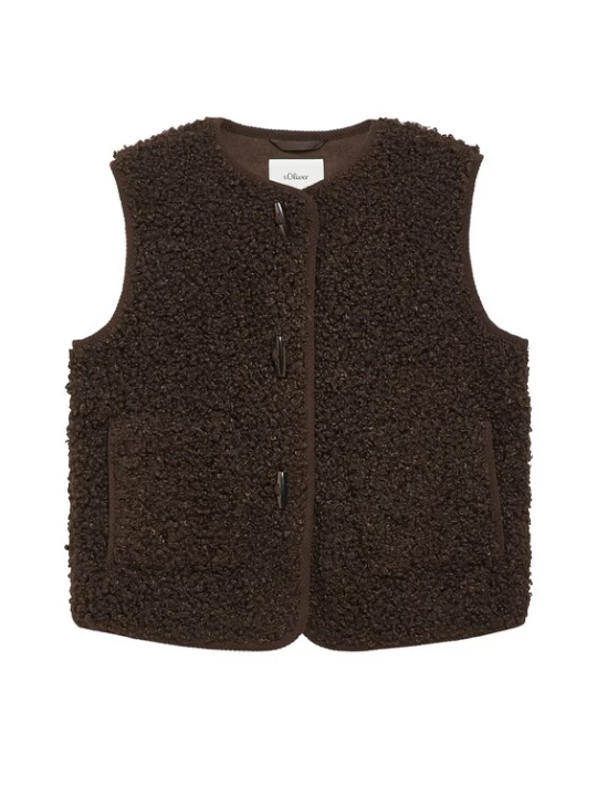 Foto van product .Oliver Bodywarmer donkerbruin s.Oliver