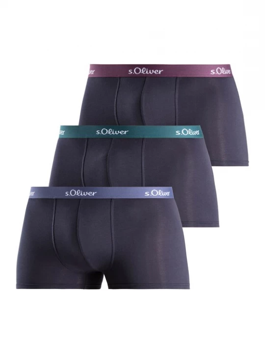 Foto van product .Oliver Boxershorts blauw / groen / lila / zwart / wit s.Oliver