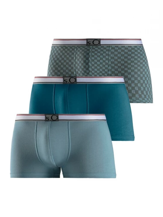 Foto van product .Oliver Boxershorts groen / smaragd / jade groen / wit s.Oliver