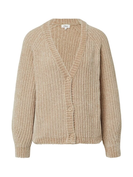 Foto van product .Oliver Gebreid vest beige s.Oliver