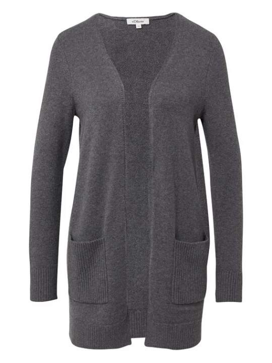 Foto van product .Oliver Gebreid vest donkergrijs s.Oliver