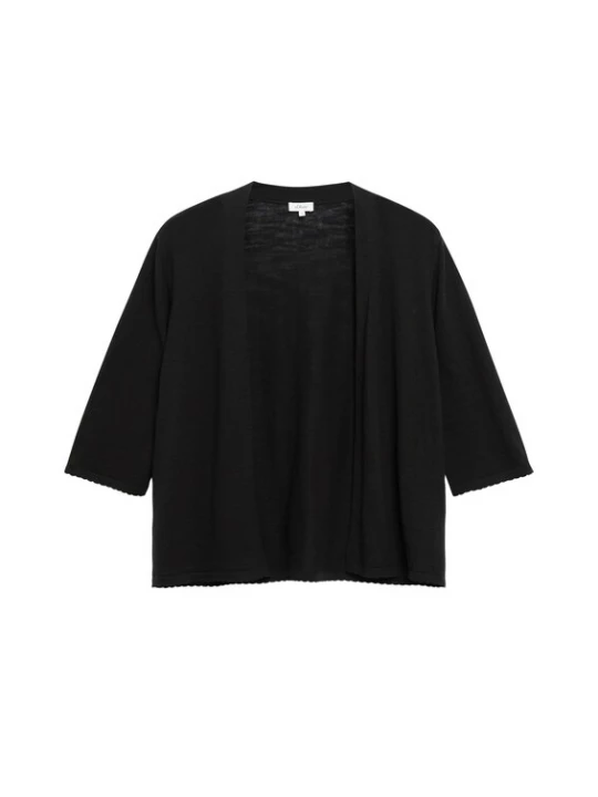 Foto van product .Oliver Gebreid vest zwart s.Oliver