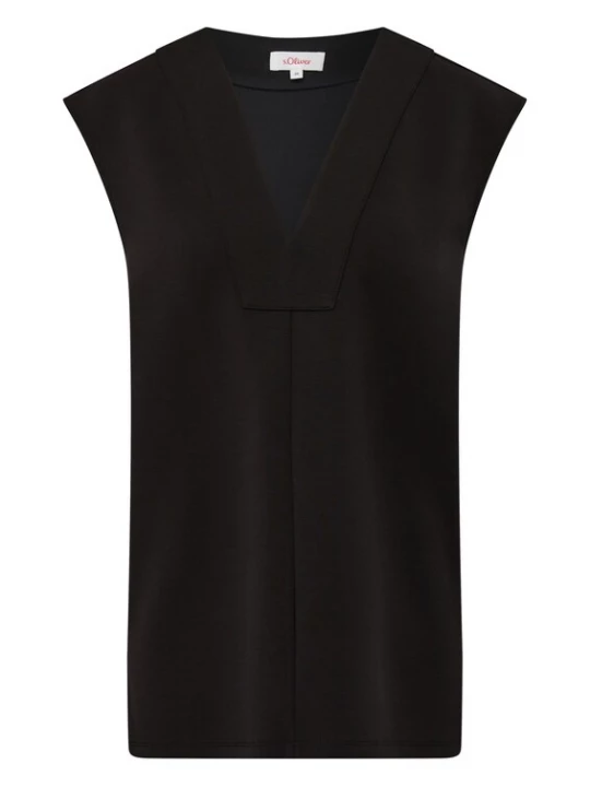 Foto van product .Oliver Gebreide bodywarmer zwart s.Oliver