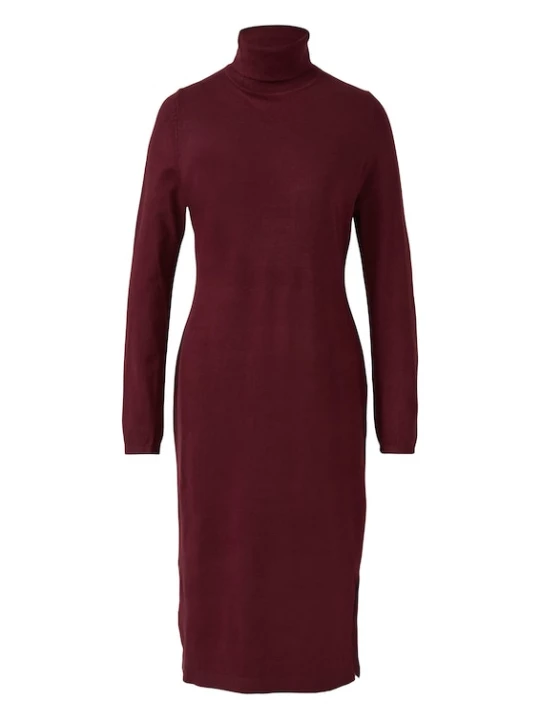 Foto van product .Oliver Gebreide jurk bordeaux s.Oliver