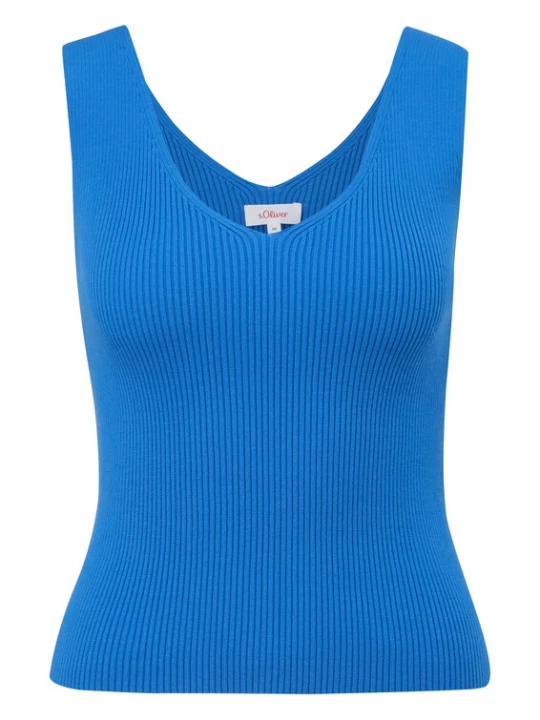 Foto van product .Oliver Gebreide top blauw s.Oliver