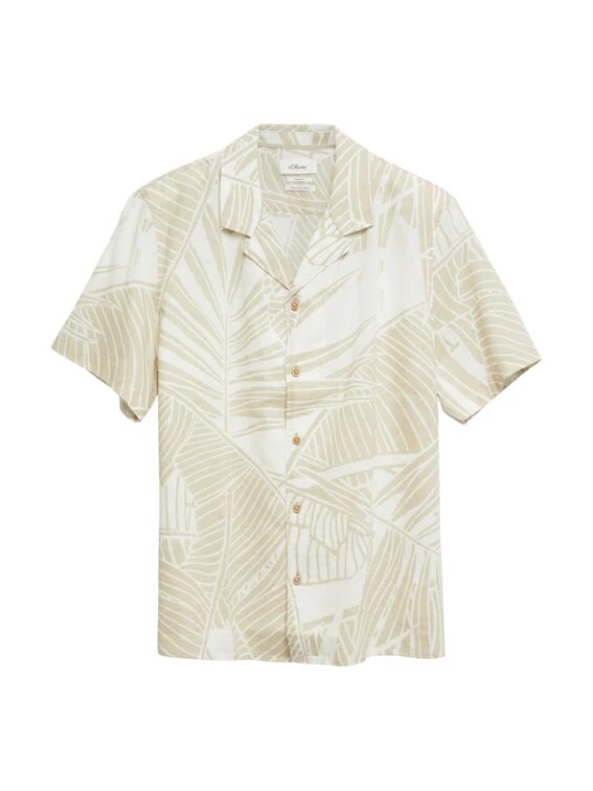 Foto van product .Oliver Overhemd beige / offwhite s.Oliver