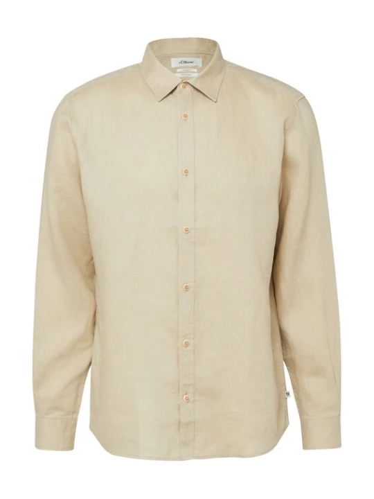 Foto van product .Oliver Overhemd beige s.Oliver
