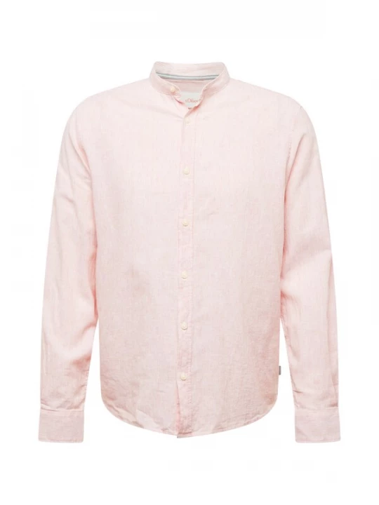 Foto van product .Oliver Overhemd koraal / offwhite s.Oliver
