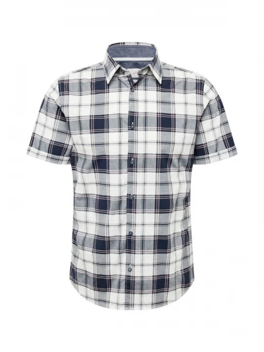 Foto van product .Oliver Overhemd navy / duifblauw / rosé / offwhite s.Oliver