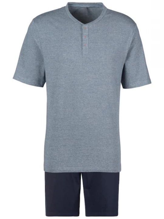 Foto van product .Oliver Pyjama kort marine / lichtblauw s.Oliver