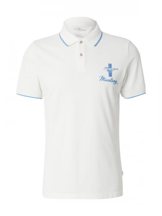 Foto van product .Oliver Shirt azuur / wit s.Oliver