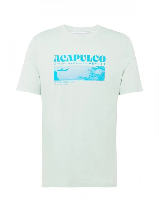 Foto van product .Oliver Shirt blauw / lichtgroen s.Oliver