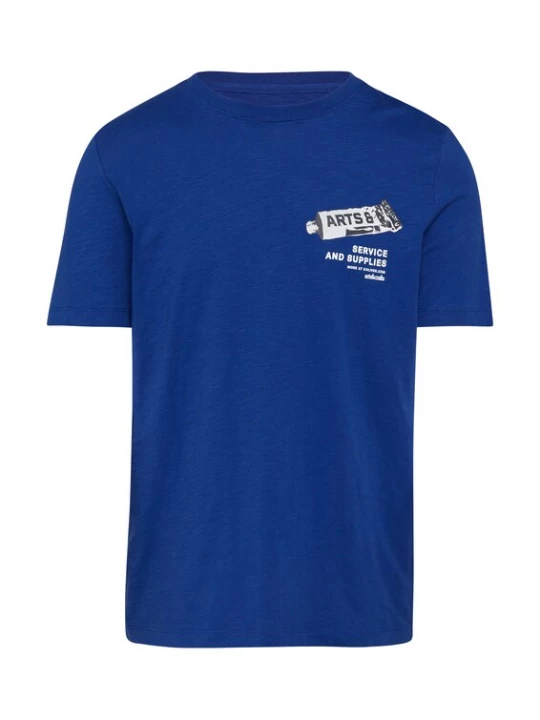 Foto van product .Oliver Shirt donkerblauw / wit s.Oliver