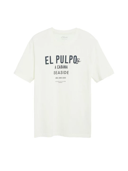 Foto van product .Oliver Shirt ecru / zwart s.Oliver