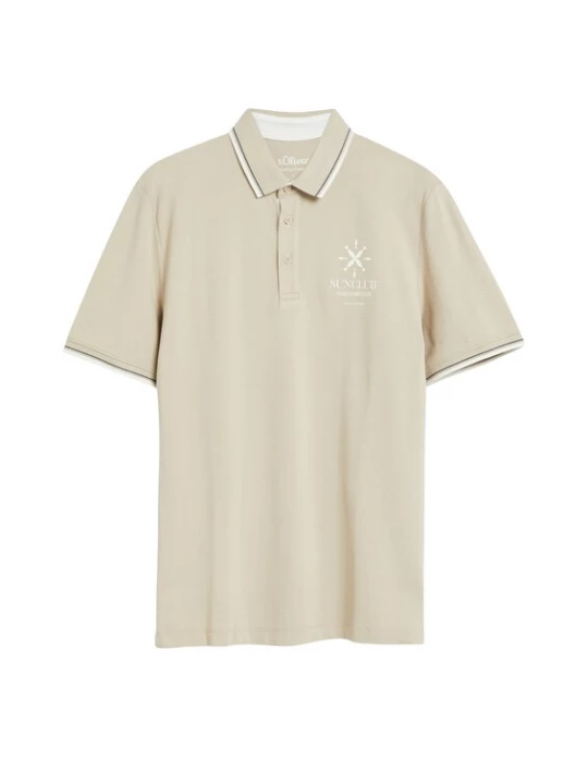 Foto van product .Oliver Shirt ecru / zwart / wit s.Oliver
