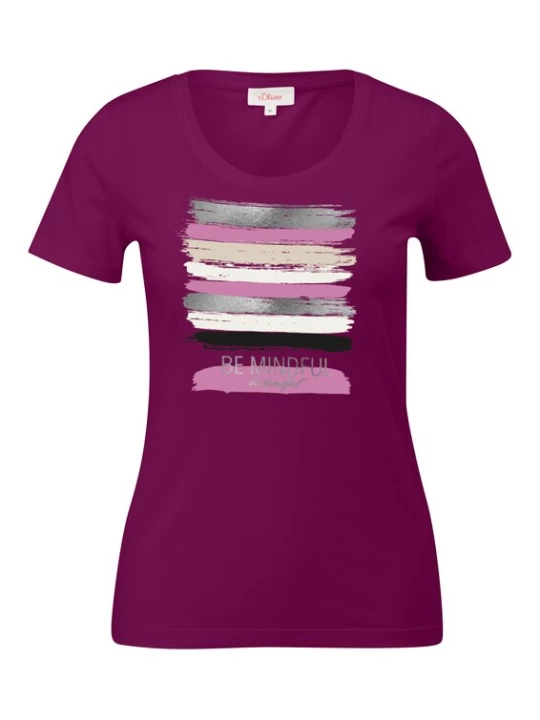 Foto van product .Oliver Shirt gemengde kleuren / roodviolet s.Oliver