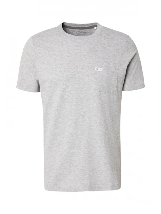 Foto van product .Oliver Shirt grijs gemêleerd s.Oliver