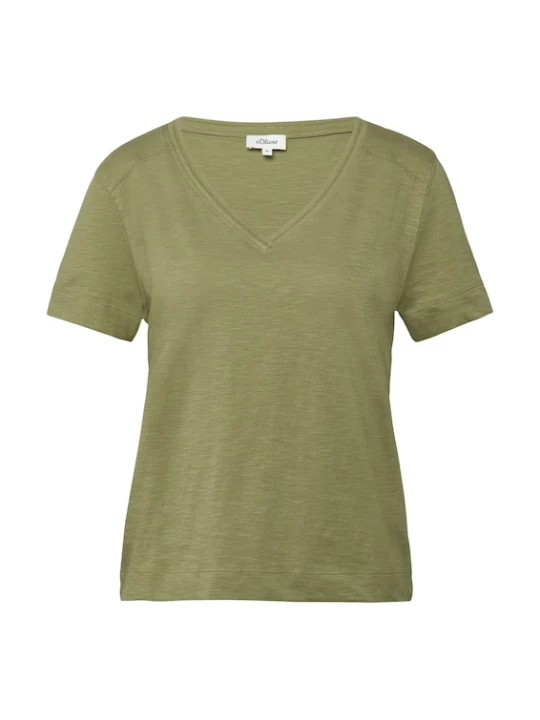 Foto van product .Oliver Shirt groen gemêleerd s.Oliver