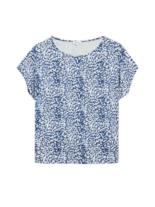 Foto van product .Oliver Shirt lichtblauw / donkerblauw / wit s.Oliver